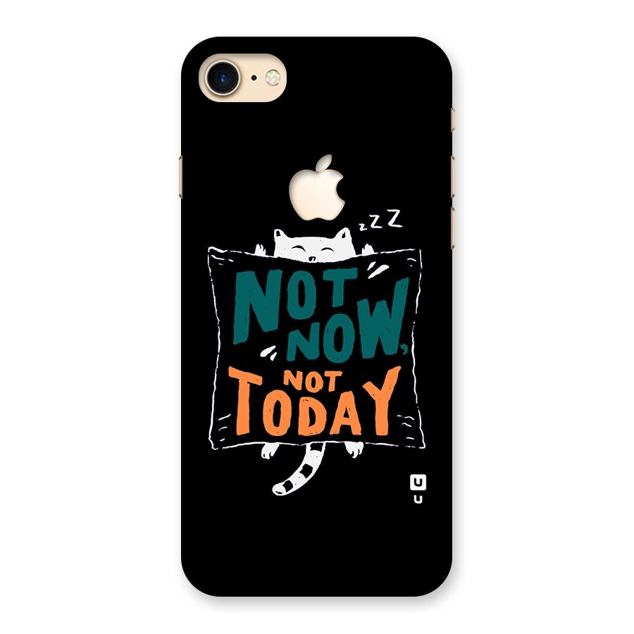 Lazy Cat Not Today Back Case for iPhone 7 Apple Cut