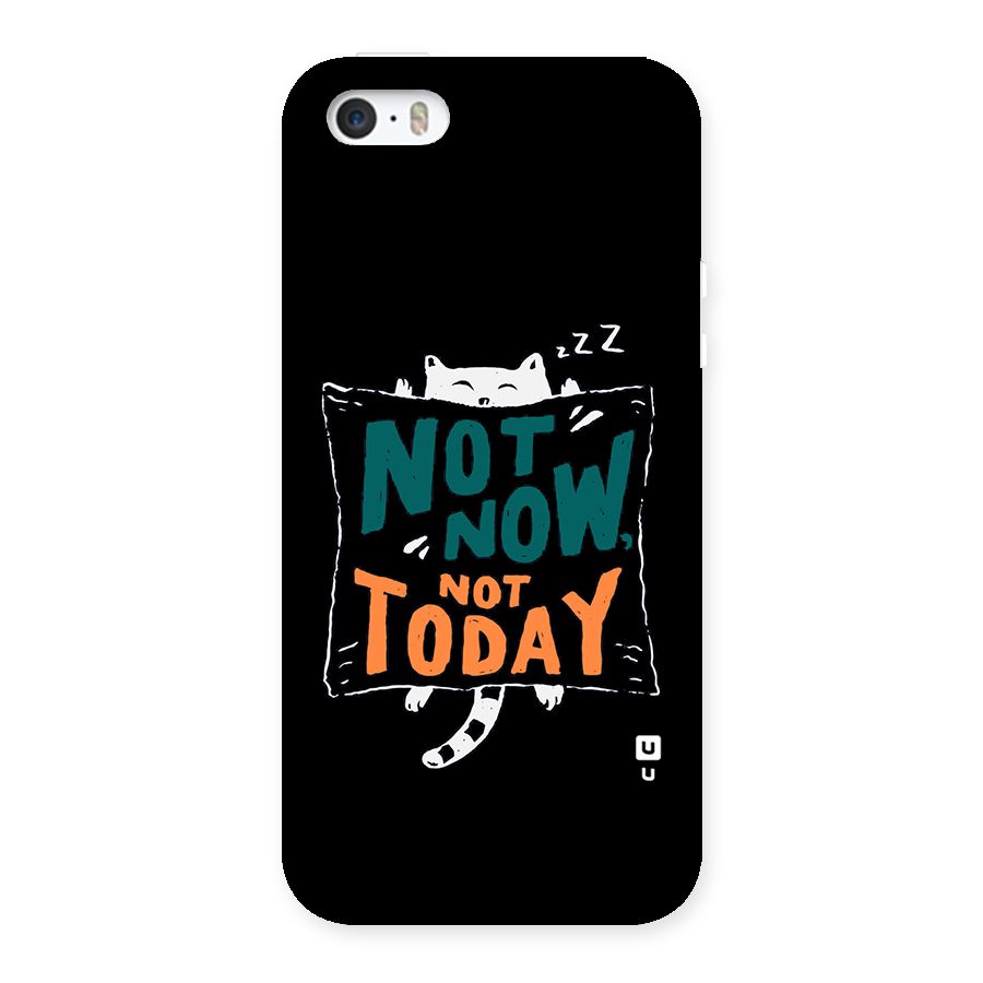 Lazy Cat Not Today Back Case for iPhone SE