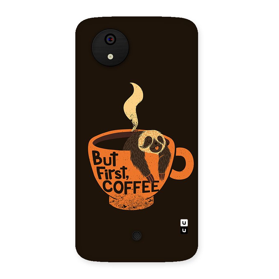 Lazy Coffee Back Case for Canvas A1  AQ4501