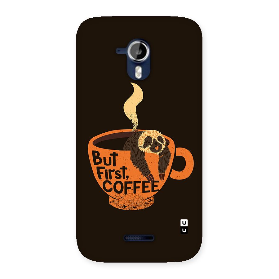 Lazy Coffee Back Case for Canvas Magnus A117