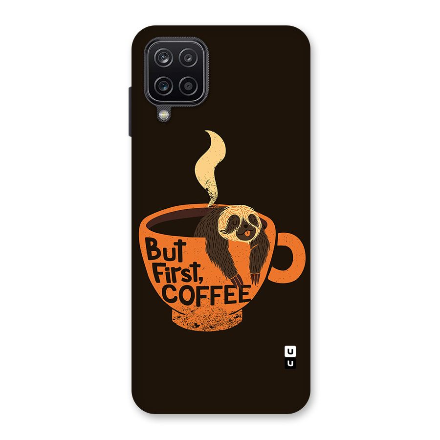 Lazy Coffee Back Case for Galaxy A12