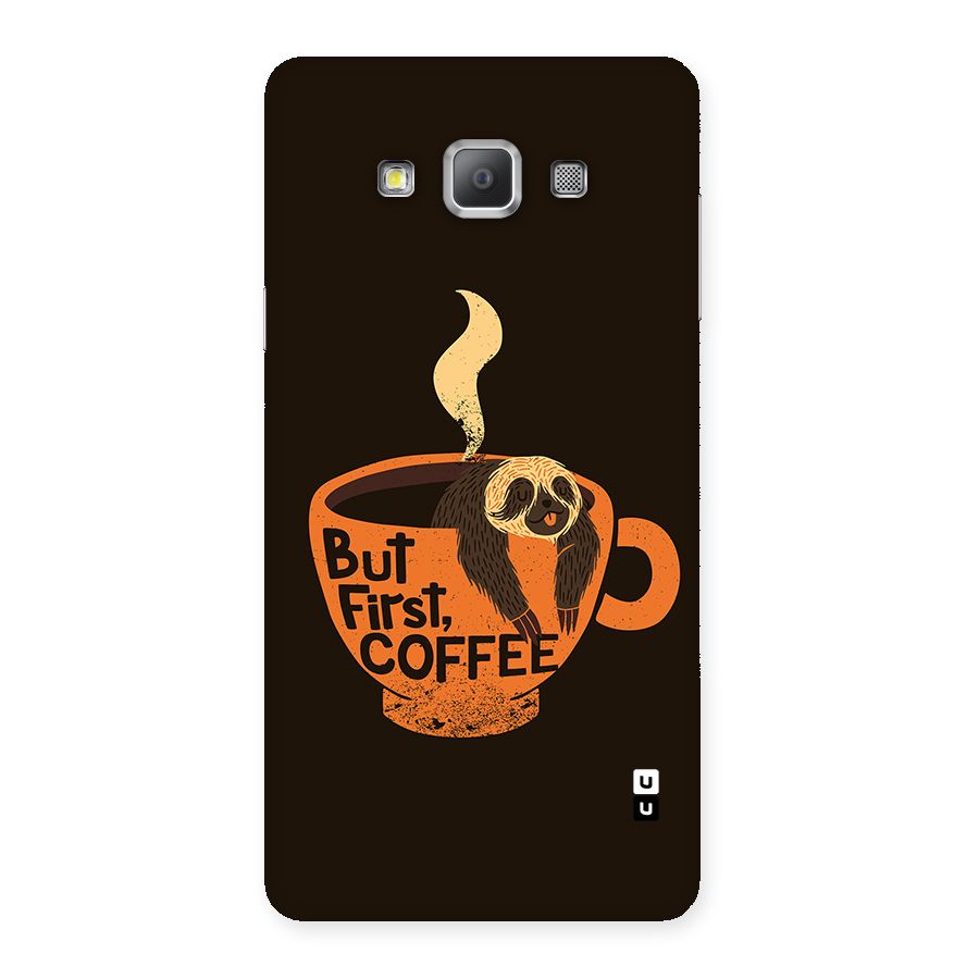 Lazy Coffee Back Case for Galaxy A7
