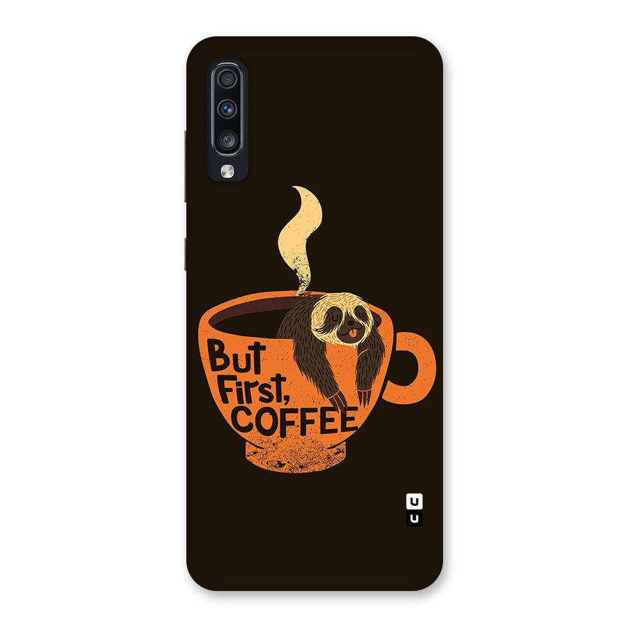 Lazy Coffee Back Case for Galaxy A70