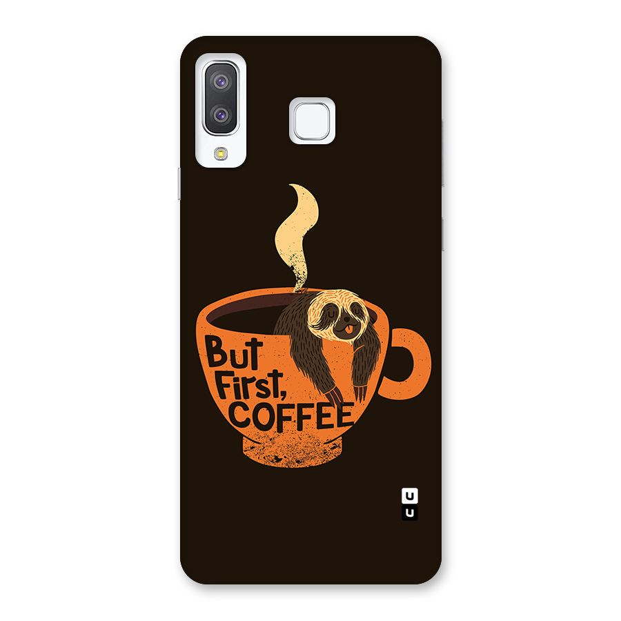 Lazy Coffee Back Case for Galaxy A8 Star