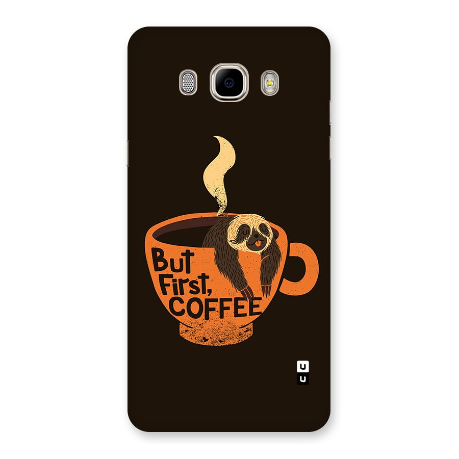 Lazy Coffee Back Case for Galaxy J7 2016