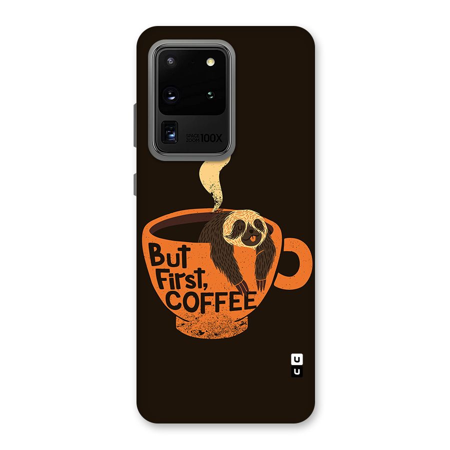 Lazy Coffee Back Case for Galaxy S20 Ultra