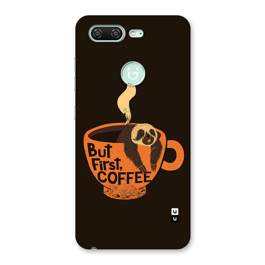 Lazy Coffee Back Case for Gionee S10