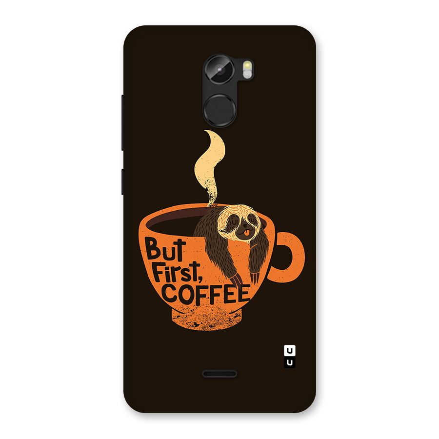Lazy Coffee Back Case for Gionee X1