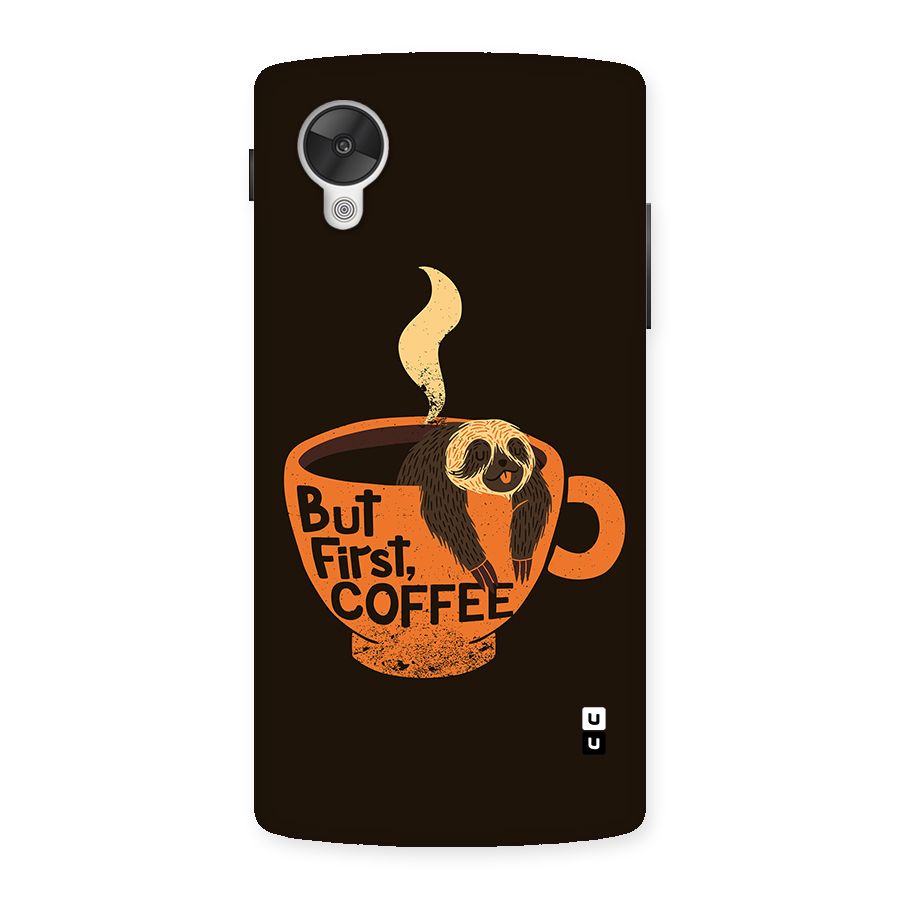 Lazy Coffee Back Case for Google Nexus 5
