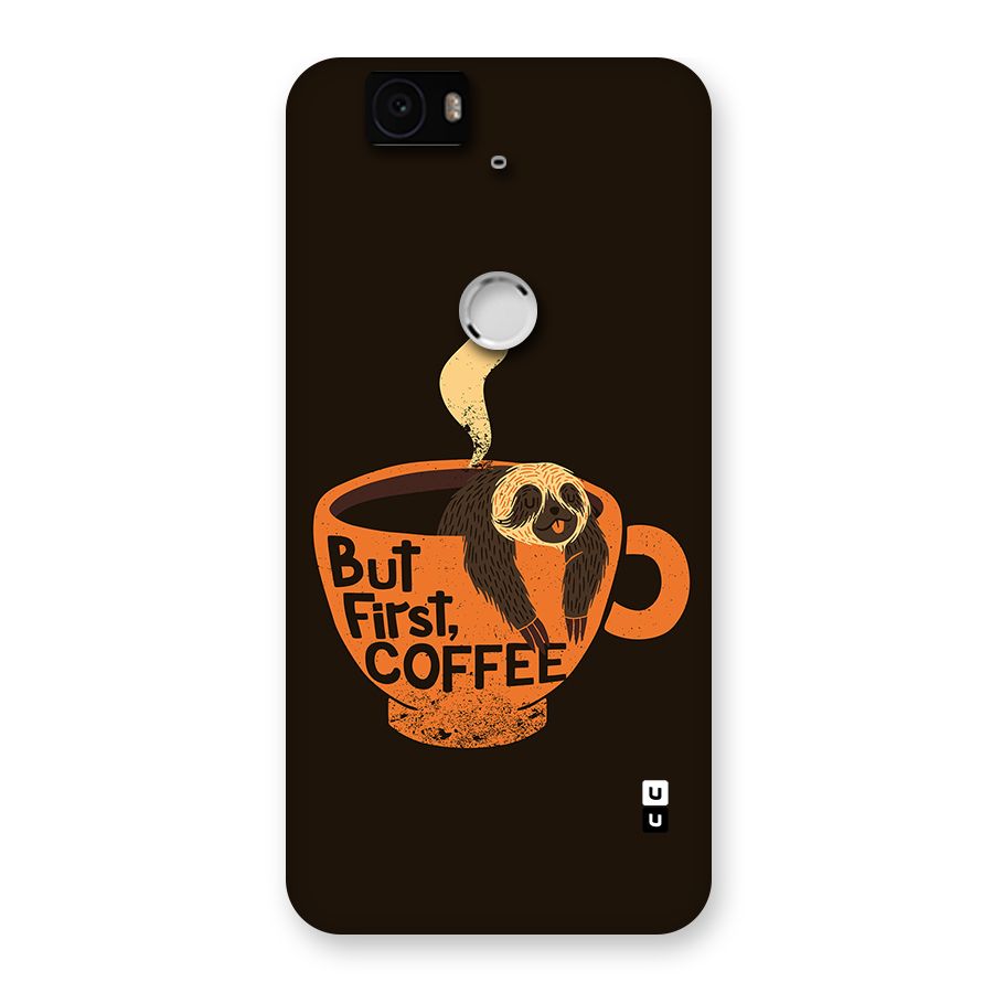 Lazy Coffee Back Case for Google Nexus 6P