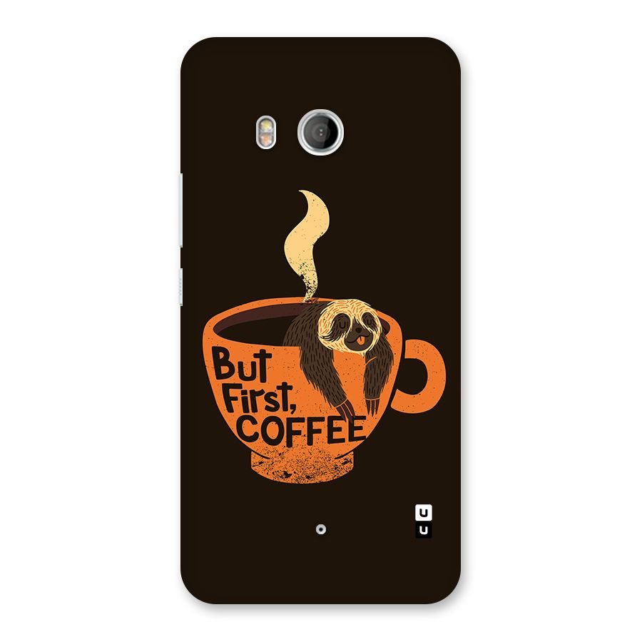 Lazy Coffee Back Case for HTC U11