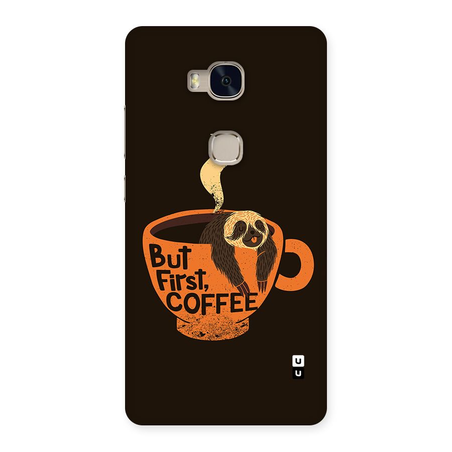 Lazy Coffee Back Case for Honor 5X