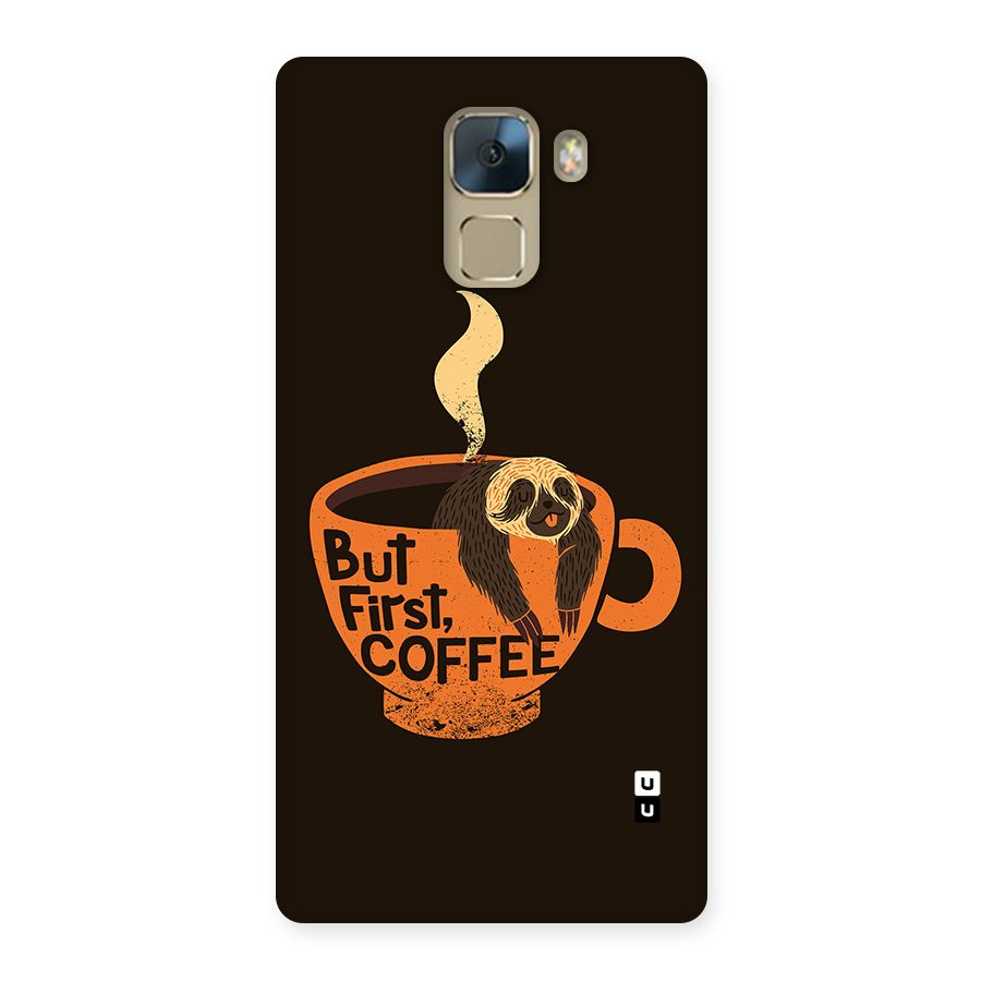 Lazy Coffee Back Case for Honor 7