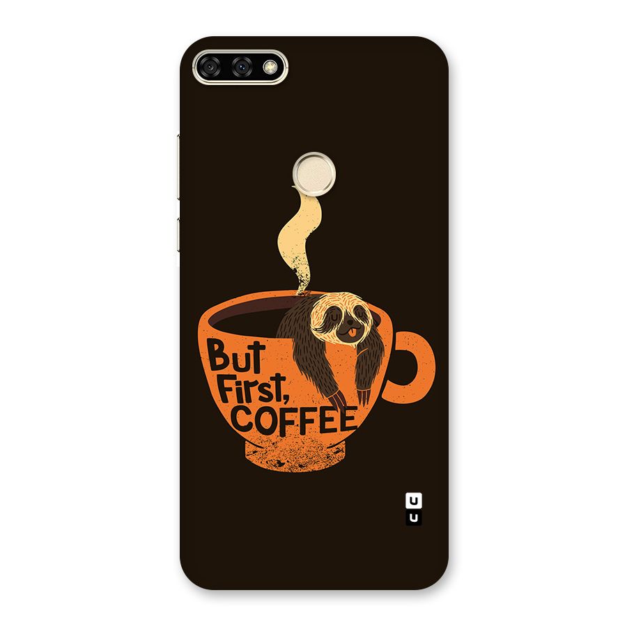 Lazy Coffee Back Case for Honor 7A