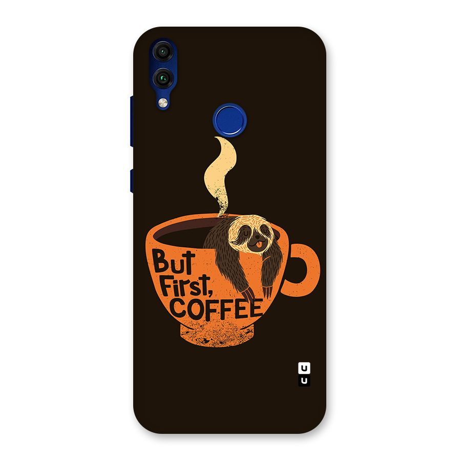Lazy Coffee Back Case for Honor 8C