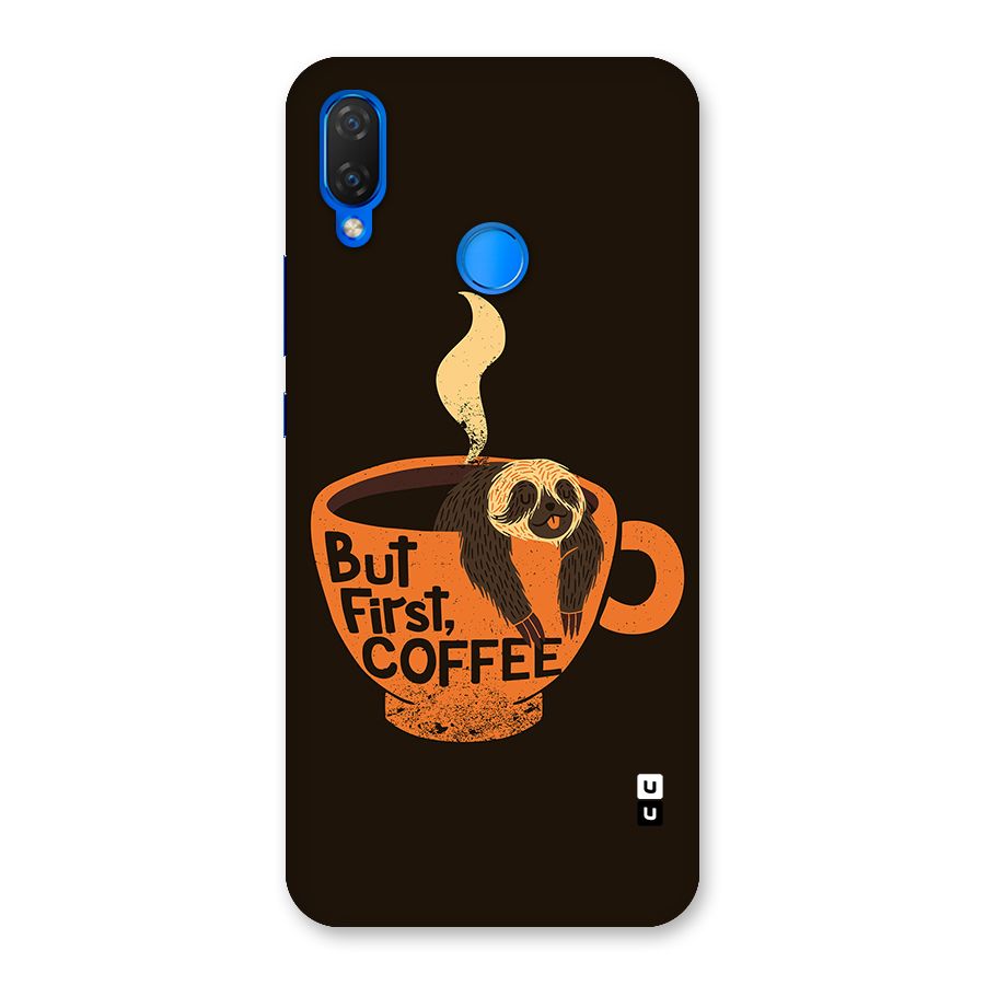 Lazy Coffee Back Case for Huawei P Smart+
