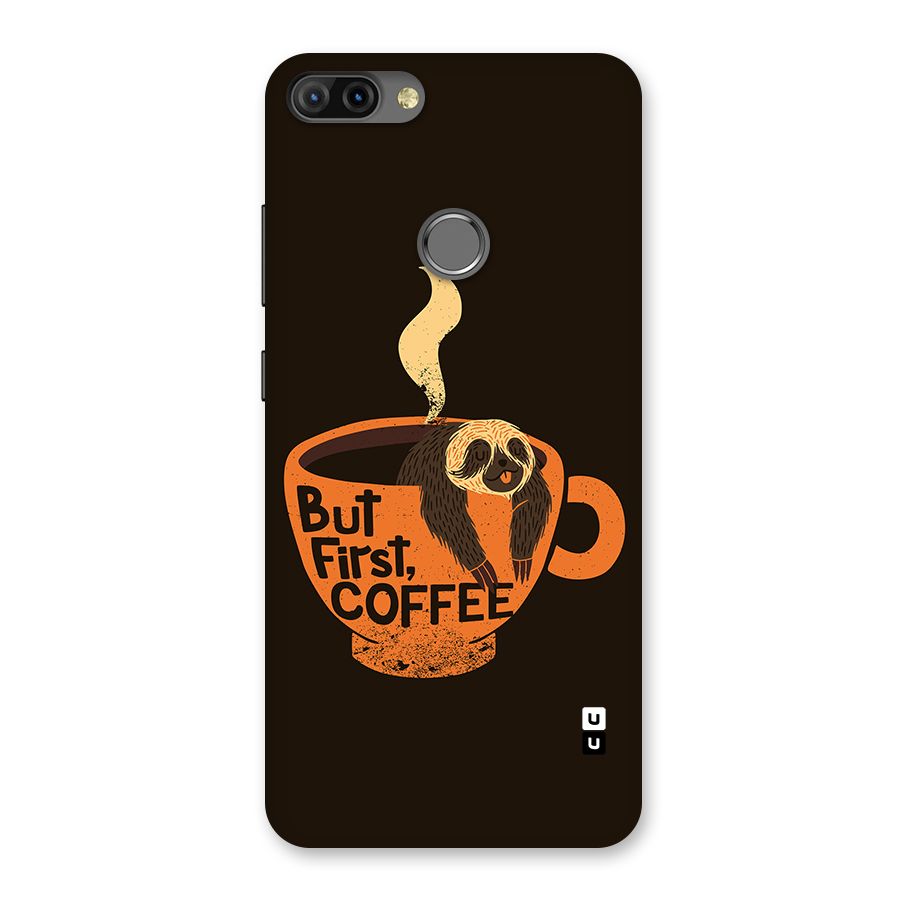 Lazy Coffee Back Case for Infinix Hot 6 Pro