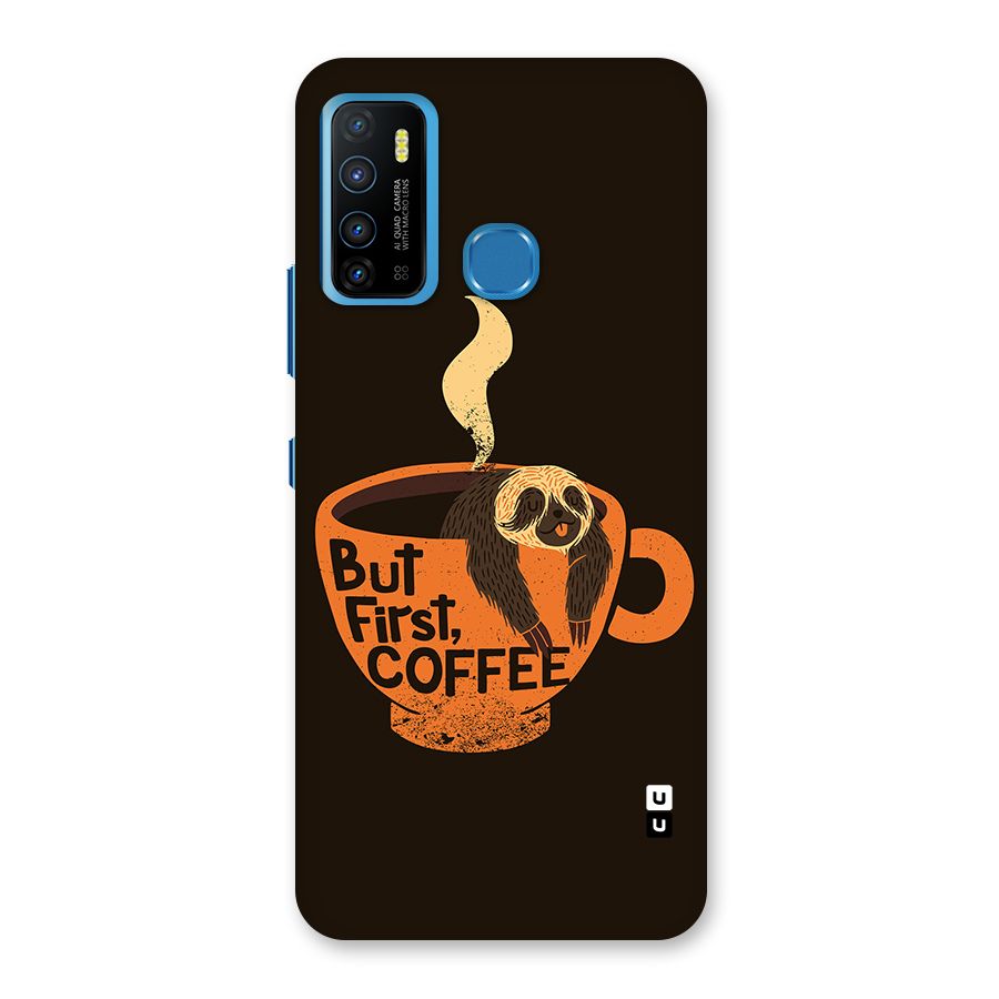 Lazy Coffee Back Case for Infinix Hot 9