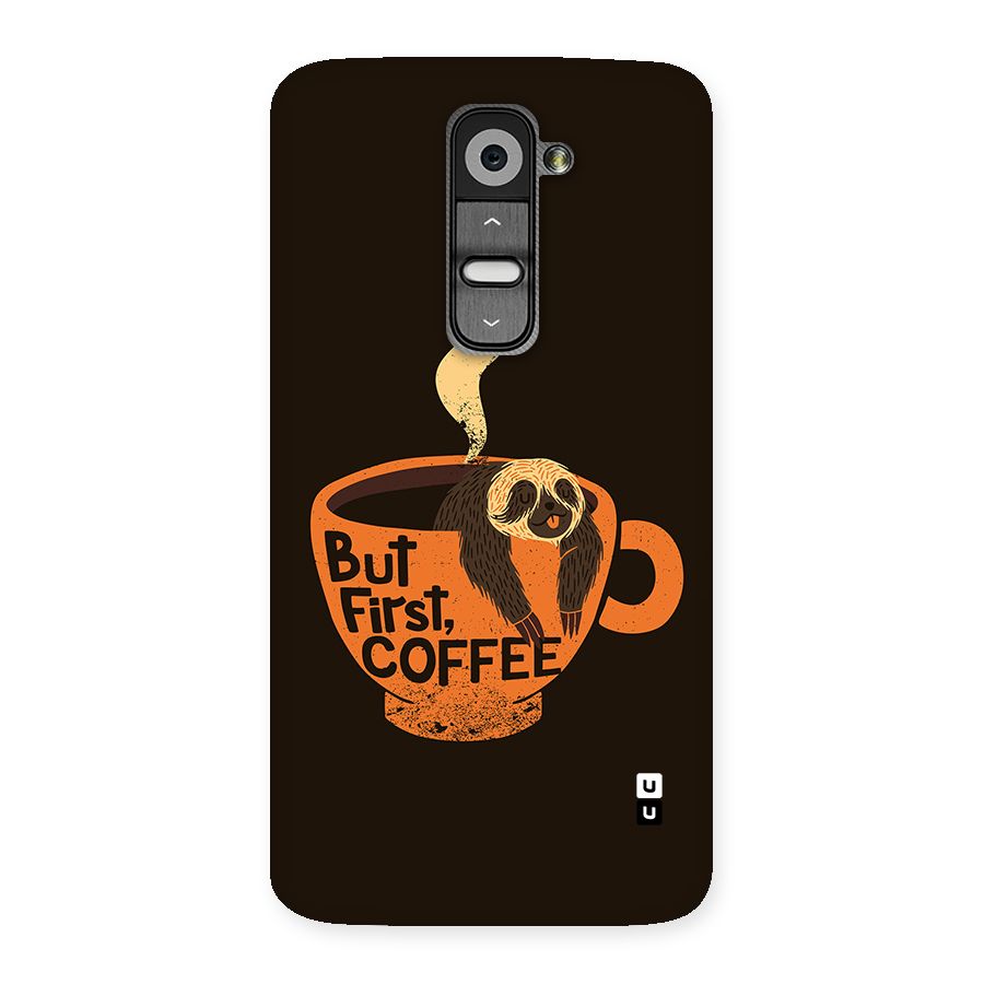 Lazy Coffee Back Case for LG G2