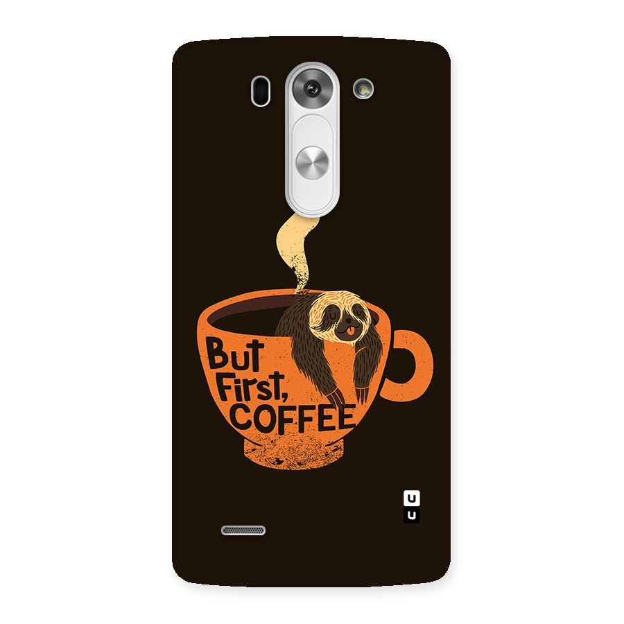 Lazy Coffee Back Case for LG G3 Mini
