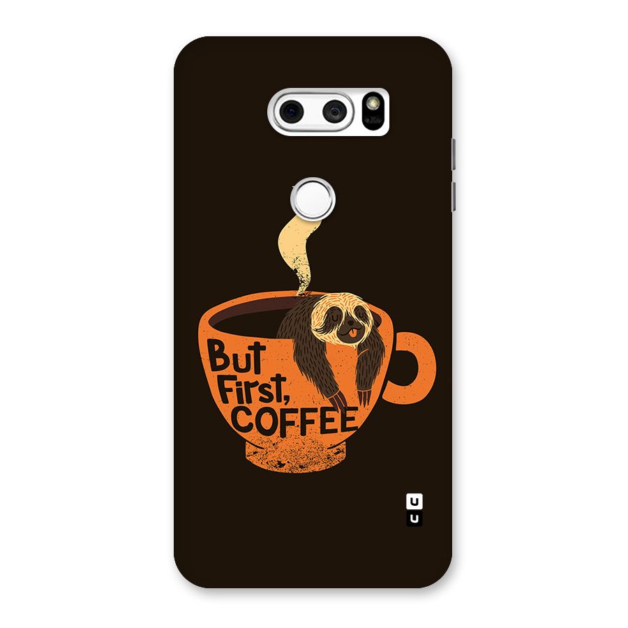 Lazy Coffee Back Case for LG V30