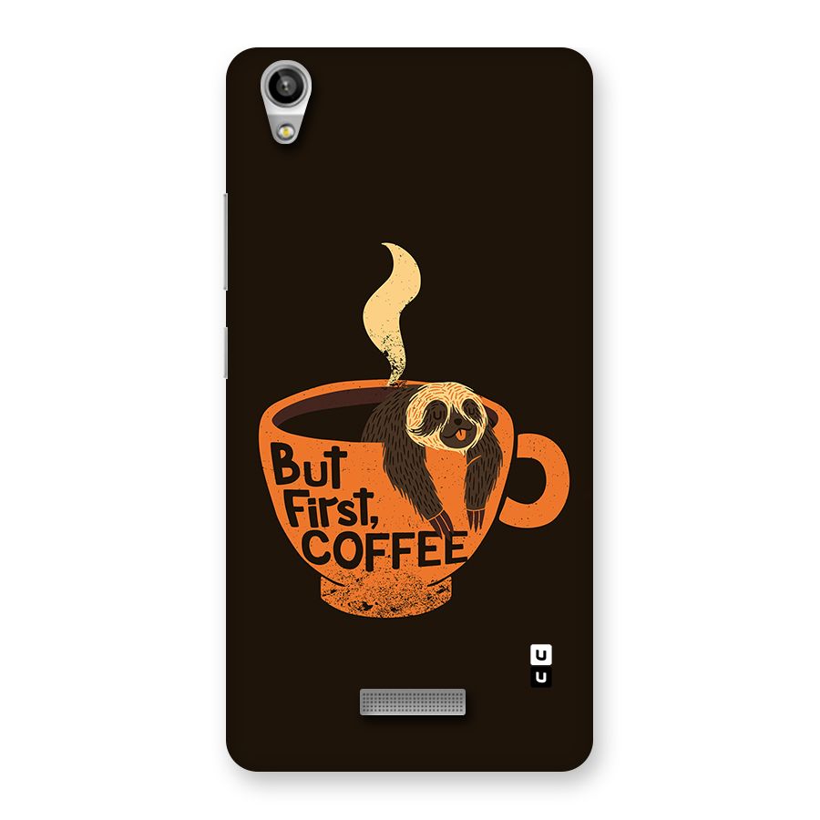 Lazy Coffee Back Case for Lava Pixel V1
