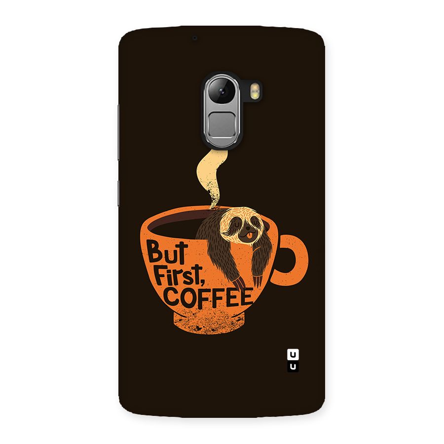 Lazy Coffee Back Case for Lenovo K4 Note