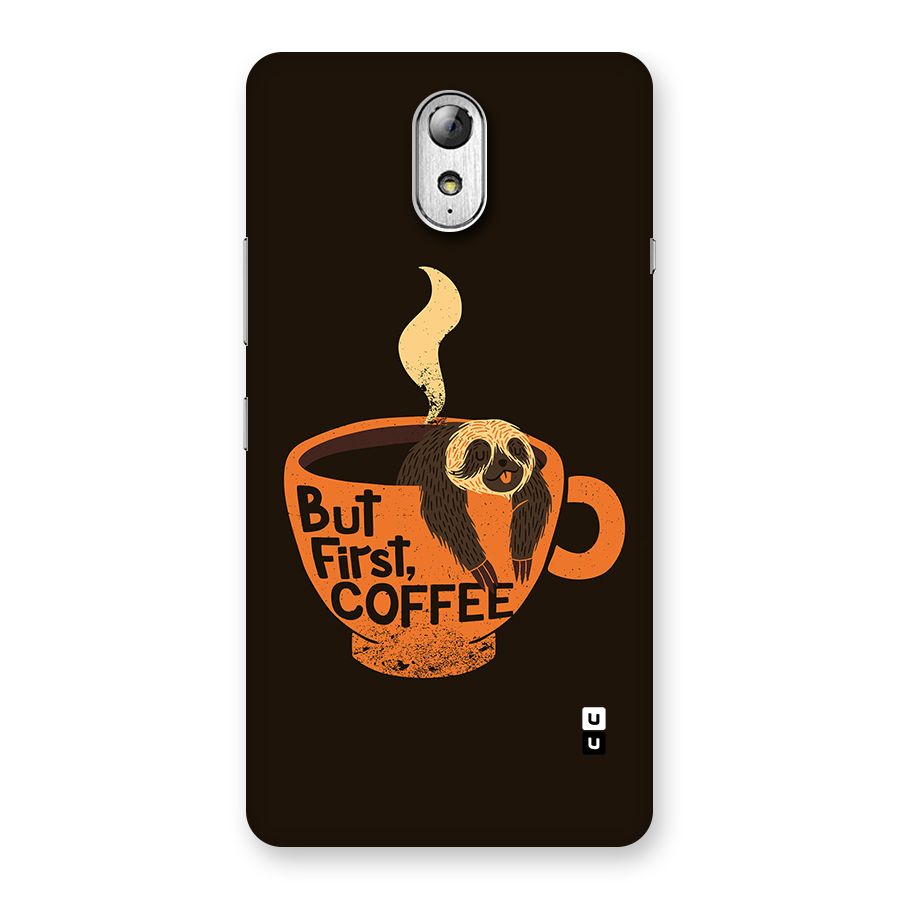 Lazy Coffee Back Case for Lenovo Vibe P1M