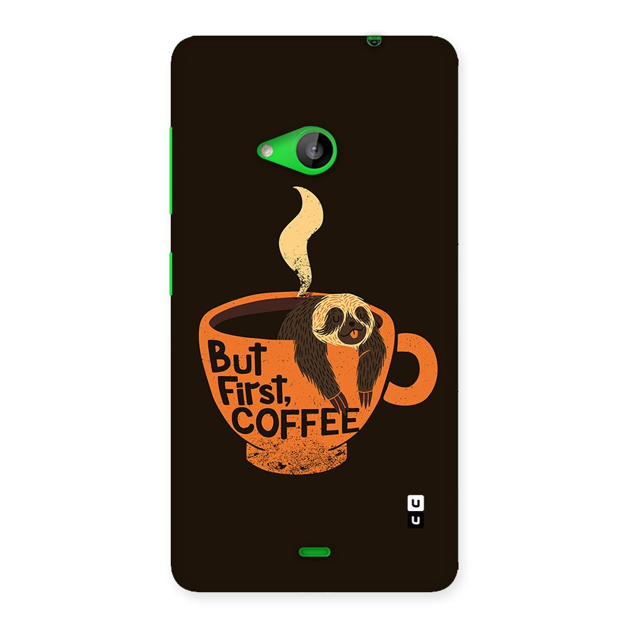 Lazy Coffee Back Case for Lumia 535