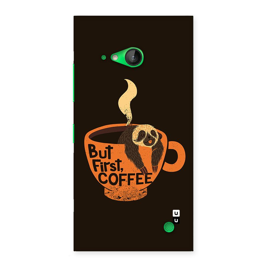Lazy Coffee Back Case for Lumia 730