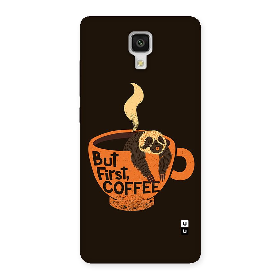 Lazy Coffee Back Case for Mi4