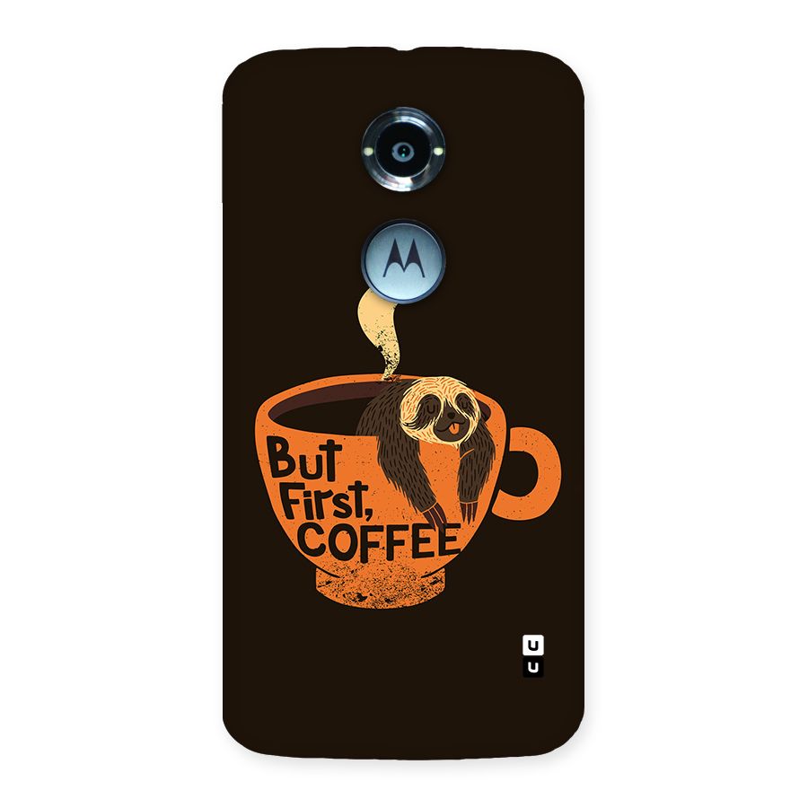 Lazy Coffee Back Case for Moto X2