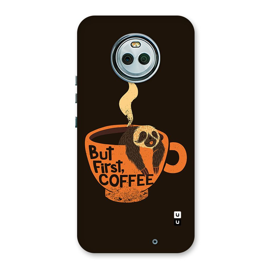 Lazy Coffee Back Case for Moto X4
