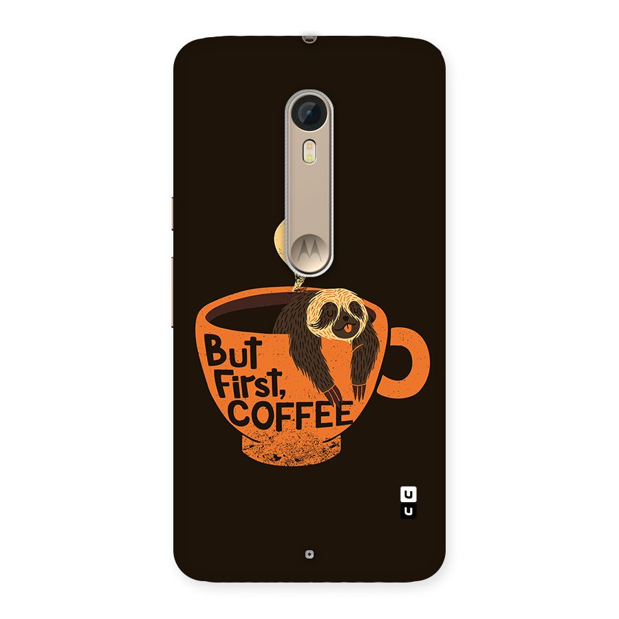 Lazy Coffee Back Case for Moto X Style