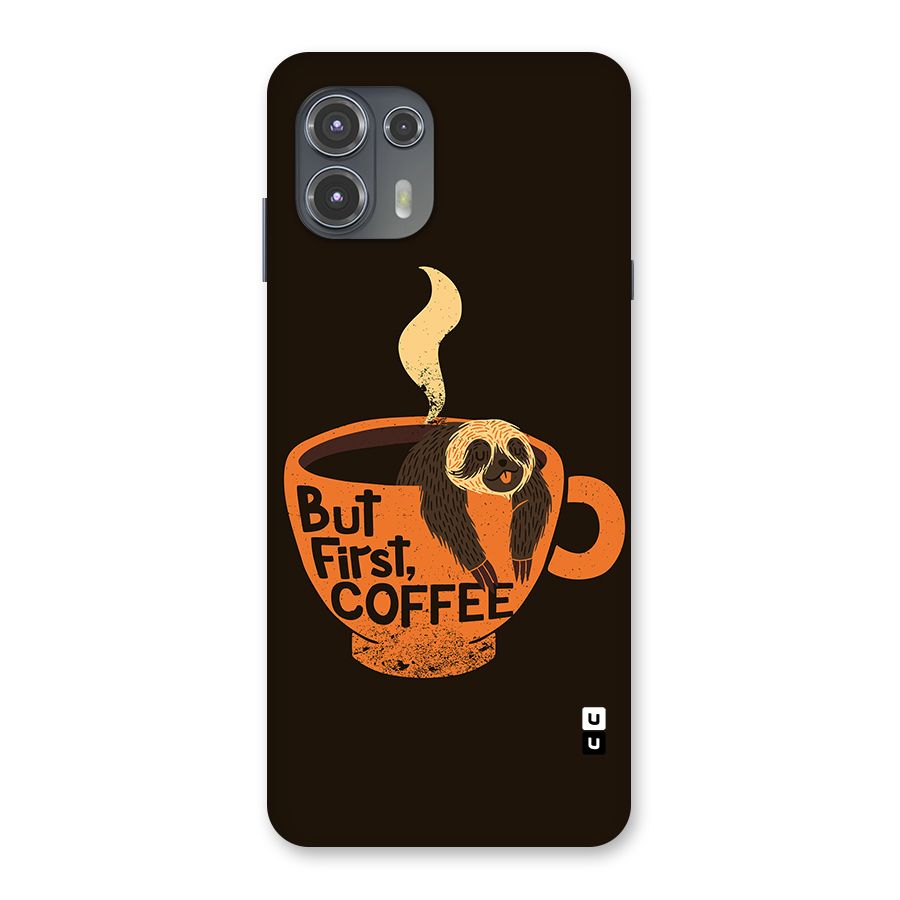 Lazy Coffee Back Case for Motorola Edge 20 Fusion