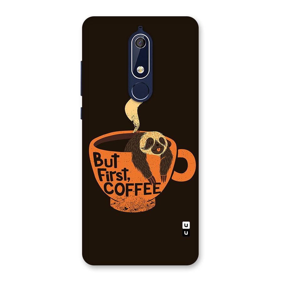 Lazy Coffee Back Case for Nokia 5.1