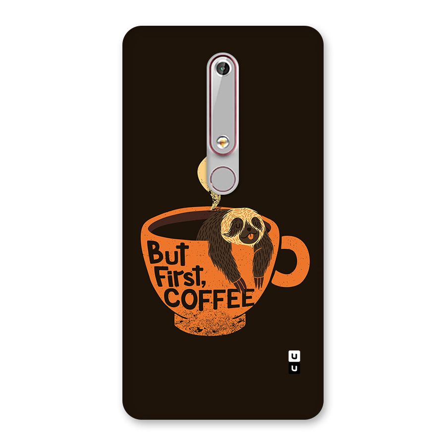 Lazy Coffee Back Case for Nokia 6.1