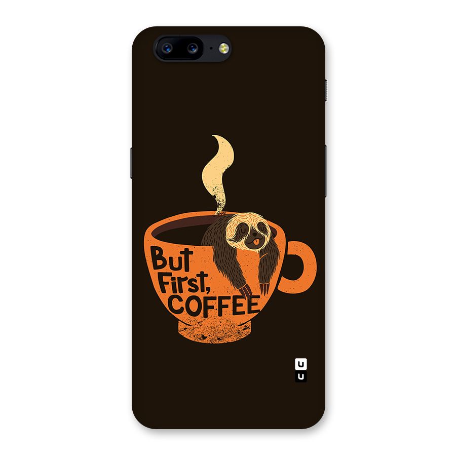 Lazy Coffee Back Case for OnePlus 5