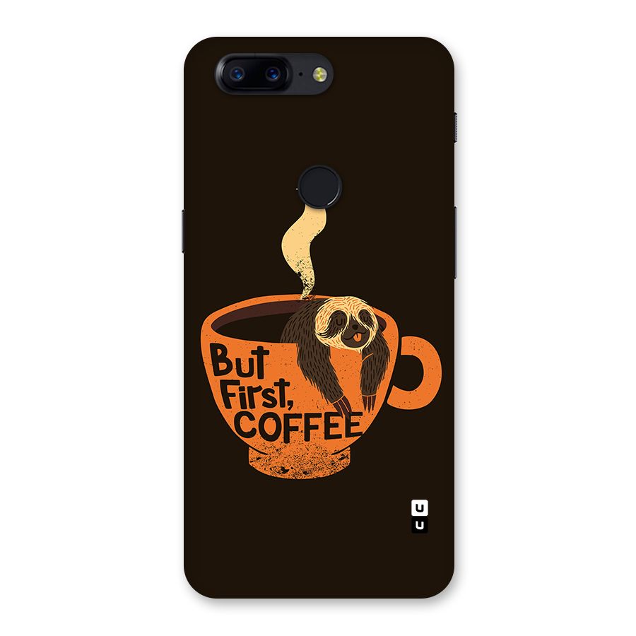 Lazy Coffee Back Case for OnePlus 5T