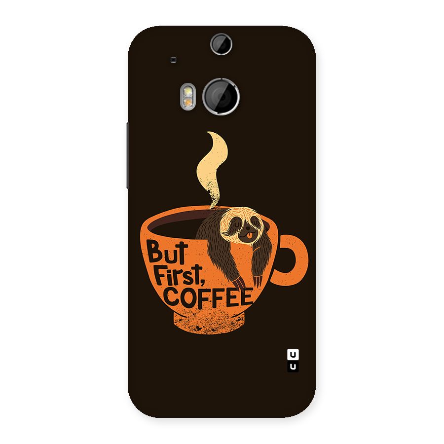 Lazy Coffee Back Case for One M8