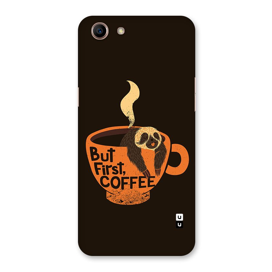 Lazy Coffee Back Case for Oppo A83 (2018)