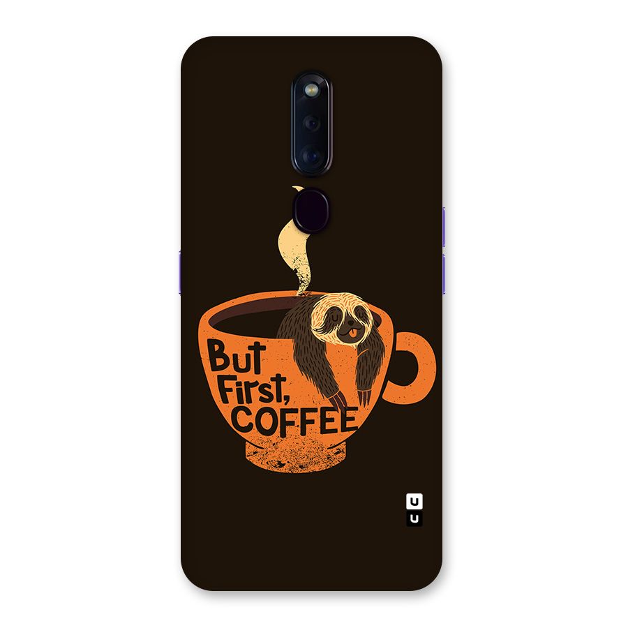 Lazy Coffee Back Case for Oppo F11 Pro