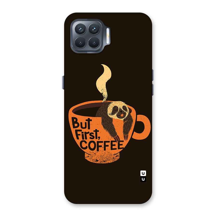 Lazy Coffee Back Case for Oppo F17 Pro