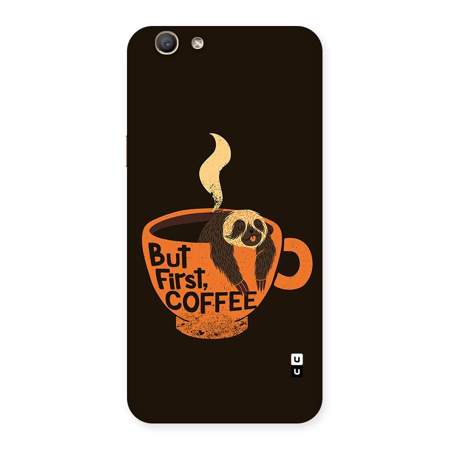 Lazy Coffee Back Case for Oppo F1s