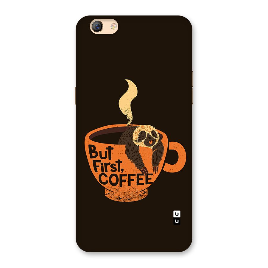 Lazy Coffee Back Case for Oppo F3 Plus
