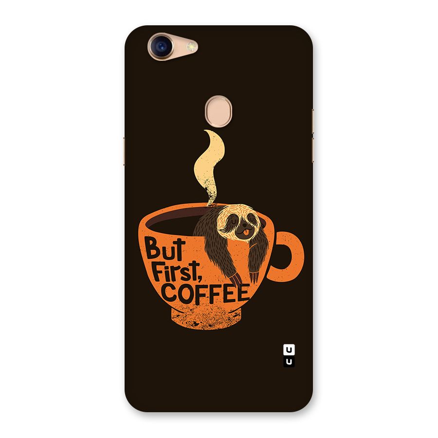 Lazy Coffee Back Case for Oppo F5 Youth
