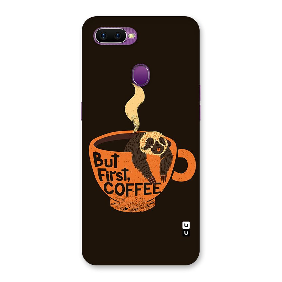 Lazy Coffee Back Case for Oppo F9