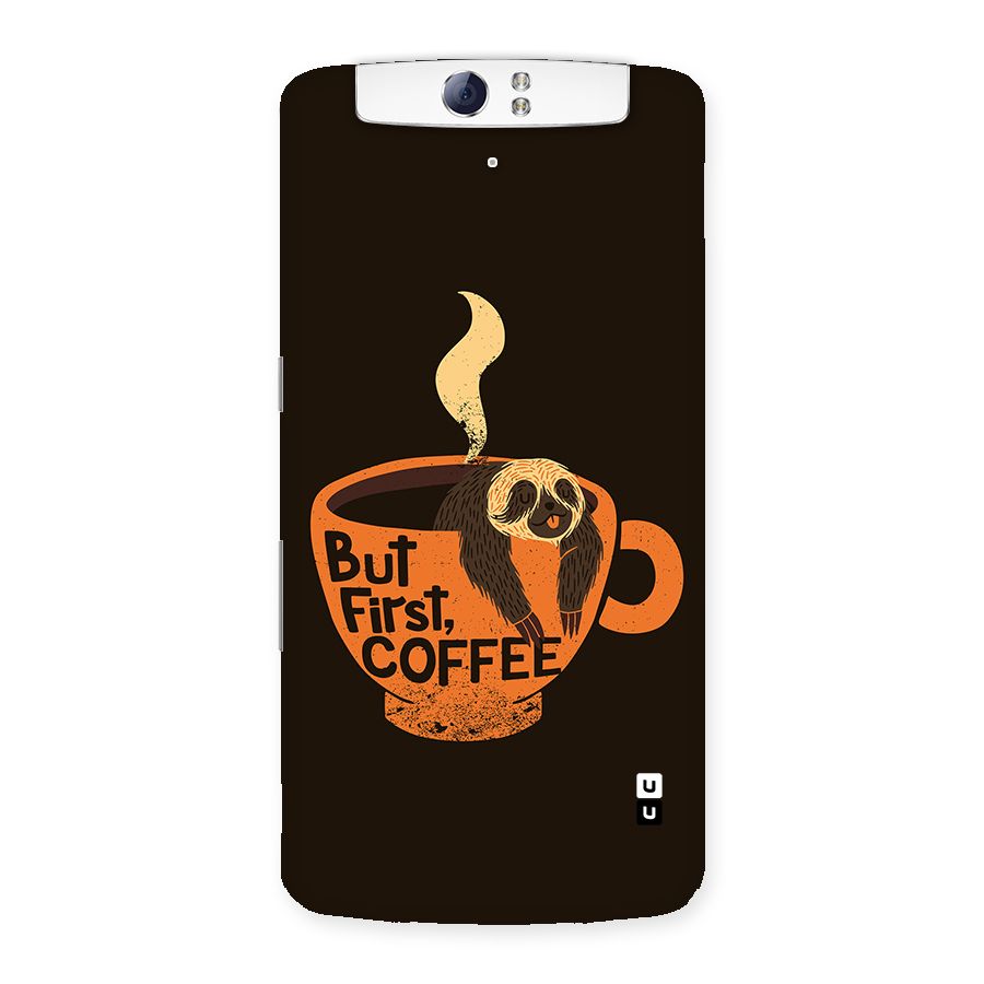 Lazy Coffee Back Case for Oppo N1