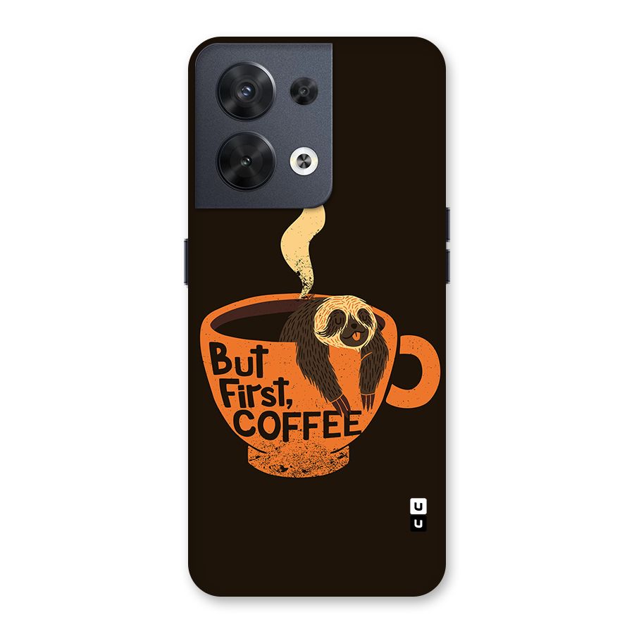 Lazy Coffee Back Case for Oppo Reno8 5G