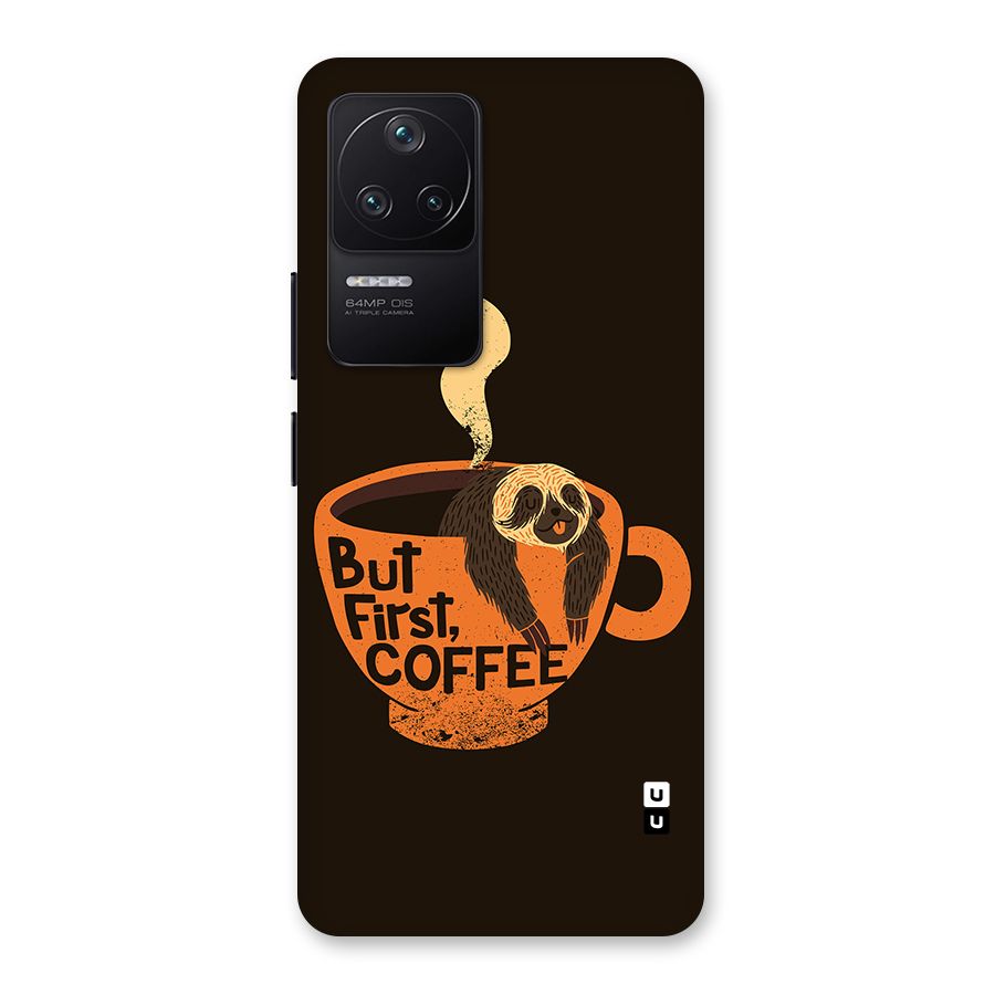 Lazy Coffee Back Case for Poco F4 5G